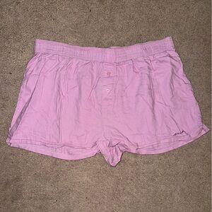 PINK Victoria's Secret Light Pink Pajama Shorts